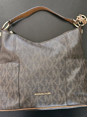 Michael Kors Anita Convertible Shoulder Bag like new, brown