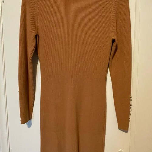 Brown fitted dress like new, size M/L