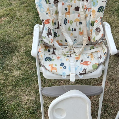 Joie Mimzy Snacker high chair, alphabet print, pack of 2