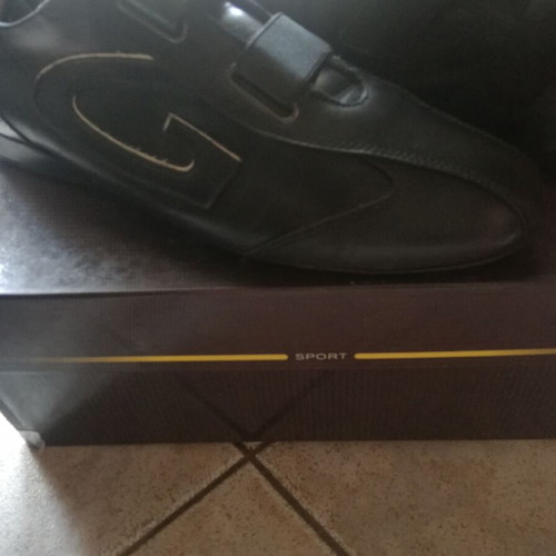 Alberto Guardiani leather sneakers like new, size 42, black