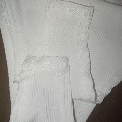 White ribbed bodysuit with racerback S like new