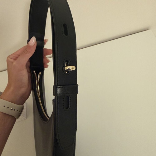 Furla handbag like new, black and gold