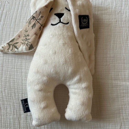La Millou baby plush cuddle toy used, bunny