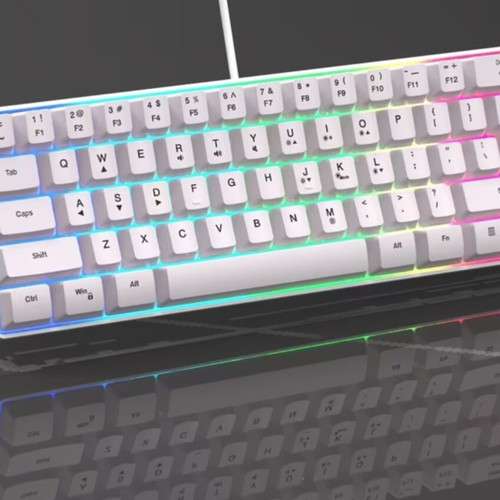 Custom all white keyboard new