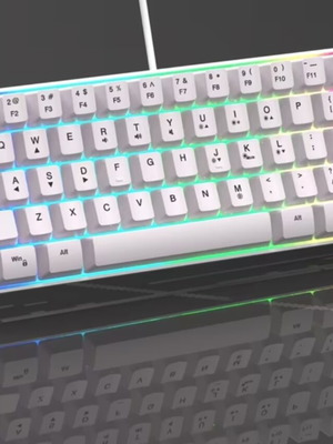 Custom all white keyboard new