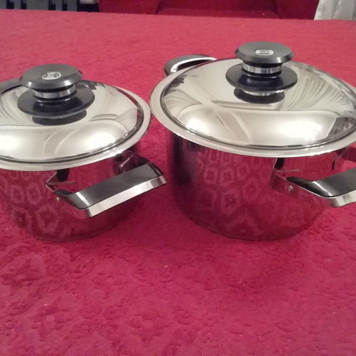 TAC cookware set 9 pieces stainless steel 18/10 new
