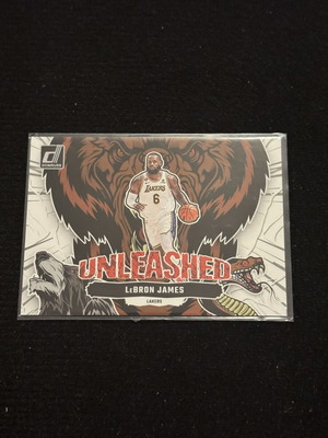 2023-24 Panini Donruss LeBron James Unleashed card like new