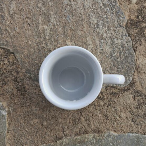 Ionia Hellas vintage espresso cups set of 6, white porcelain