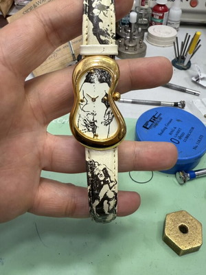Soft-Watch Salvador Dali Museum Collection used, rare watch