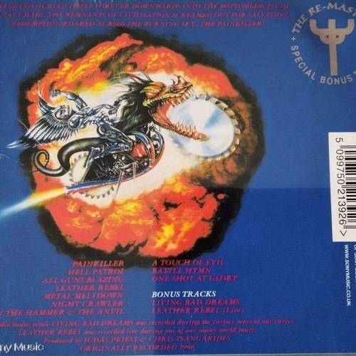 Judas Priest Painkiller 2CD used with Halford's Crucible CD