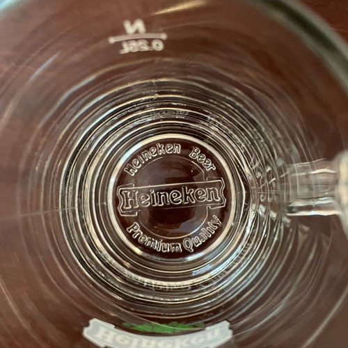 Heineken beer glasses used