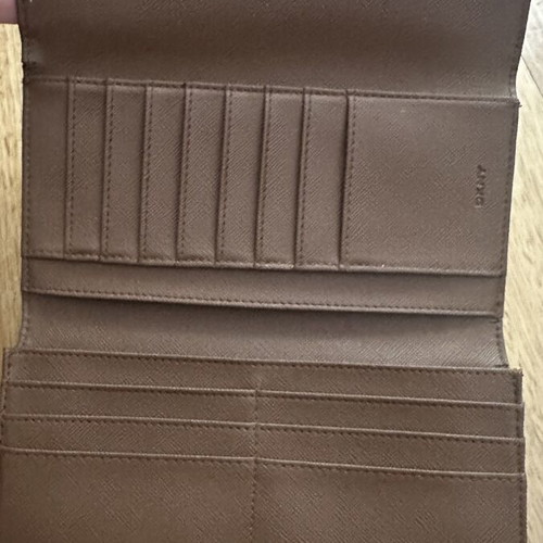 DKNY beige wallet used