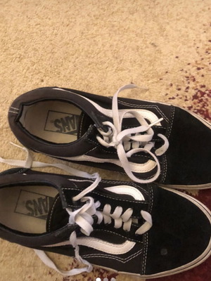 Vans athletic shoes used, size 38, black