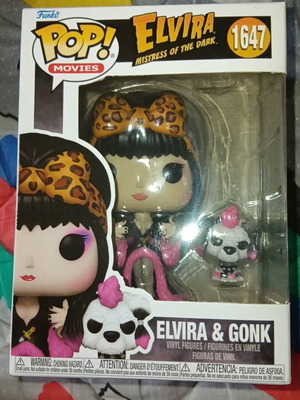 Elvira & Gonk Funko Pop like new, goth horror icon