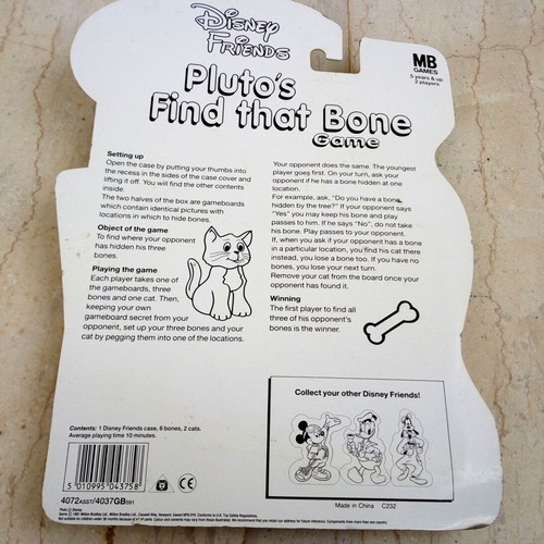 Disney Pluto's Find That Bone board game 1991 new