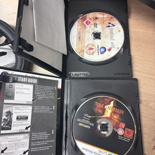 Resident Evil 4 and 5 PC games used set
