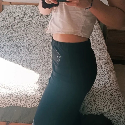 Dance pants new black elastic size S