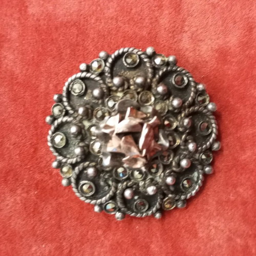 Silver pin 800 vintage like new, handmade