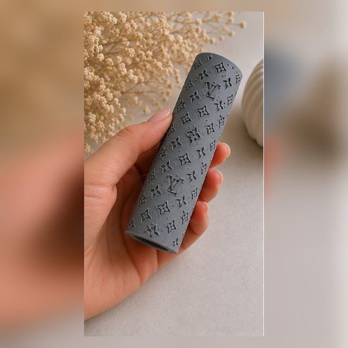 Roller texture for polymer clay LV inspired new