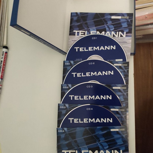 Telemann Trumpet Concertos Complete 4 CD set like new, classical