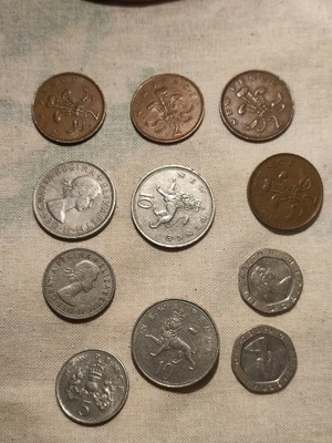 United Kingdom coins used