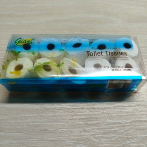 Toilet paper miniature new, pack of 10 pieces