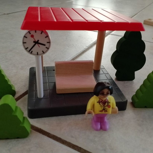 Playtive Junior Railway Set 72 Pieces Like New Wooden Train