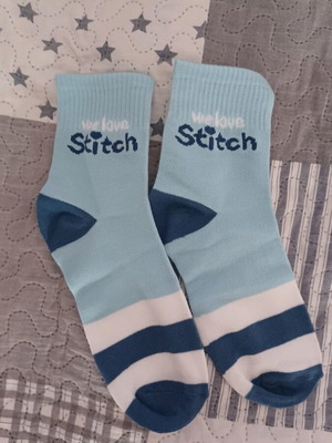 Тънки чорапи Stitch размер 40-43 унисекс нови