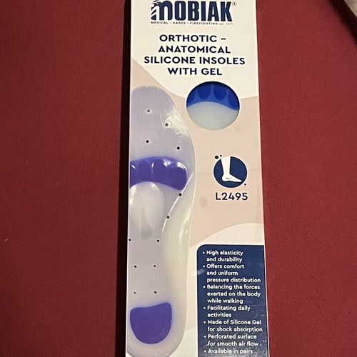 Anatomical Orthopedic Silicone Insoles new, size 39-42