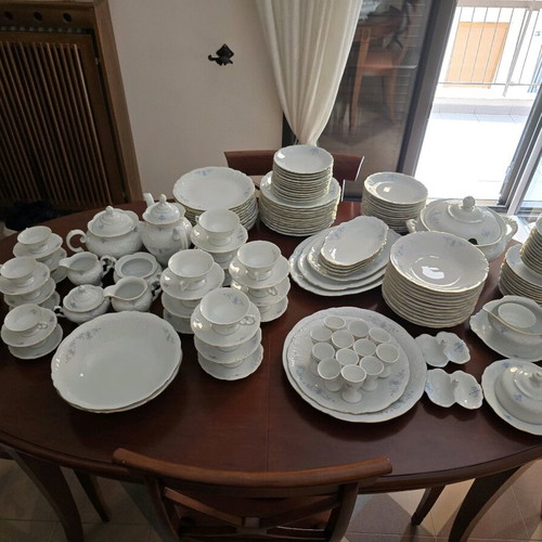 Vintage porcelain service Wawel 1970