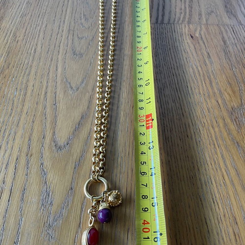 Christian Dior necklace new, vintage gold color