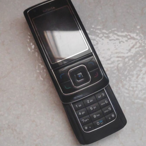 Nokia 6288 μεταχειρισμένο με κάρτα μνήμης, μαύρο