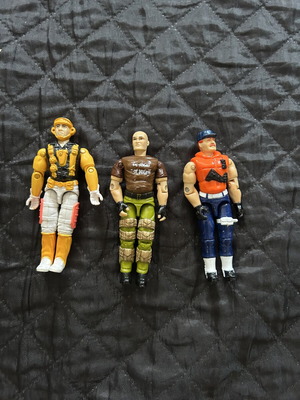 G.I. Joe Hasbro Vintage 90s σετ 3 συλλεκτικές φιγούρες σαν καινούργιο