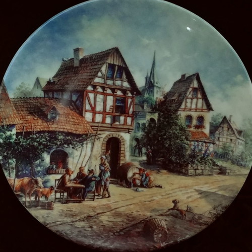 Bradex Wall Plate Collection. Reichenbach, fine porcelain Germany 92'-93'