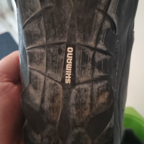Shimano cycling shoes lightly used, size 46, ideal for mountain bike