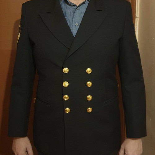 Military Navy Eight-Button Jacket new with Keleystis TPV insignia
