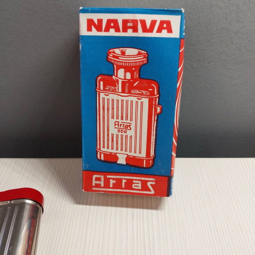 Arras 1960 metal flashlight new in excellent condition