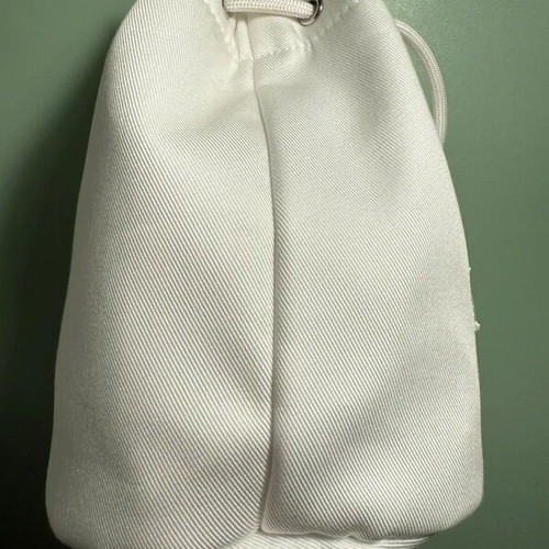 Dior toiletry bag pouch new, white with silver details