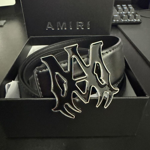 Amiri black belt, size 110