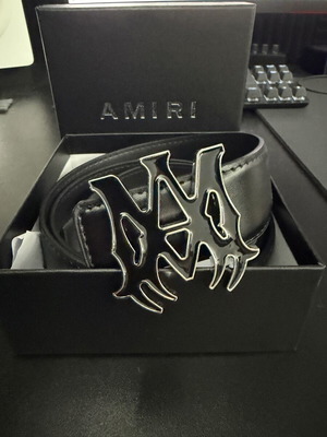 Amiri black belt, size 110