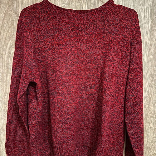 H&M light sweater used, medium, red