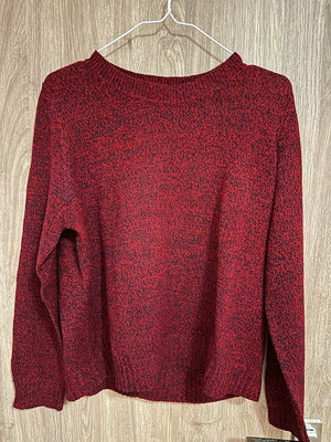 H&M light sweater used, medium, red
