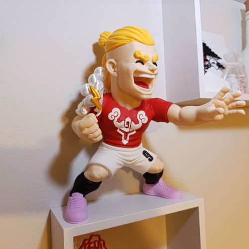 Erling Haaland x Luffy Figure new, One Piece crossover collectible