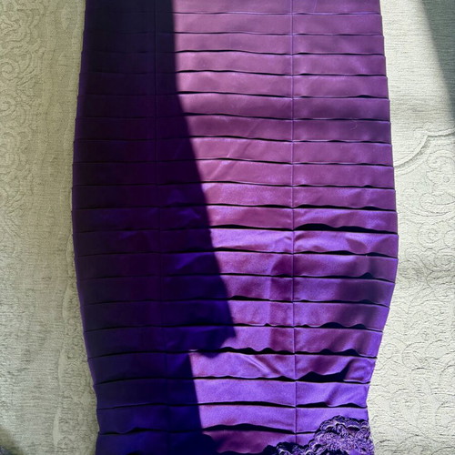 Italian dress new, handmade, XS, purple