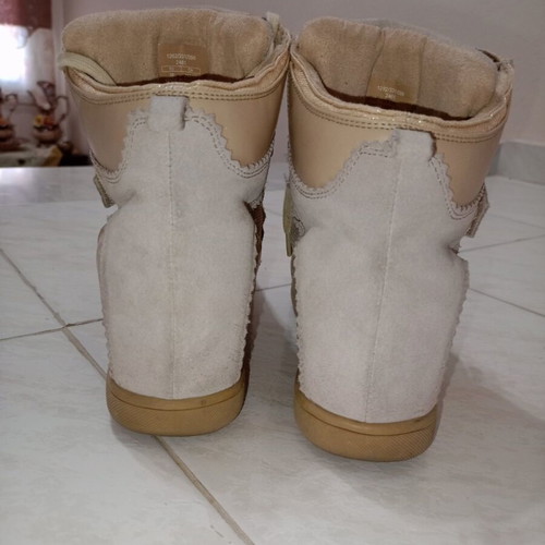 Casual sneakers Bershka No39 used, beige, athletic shoes
