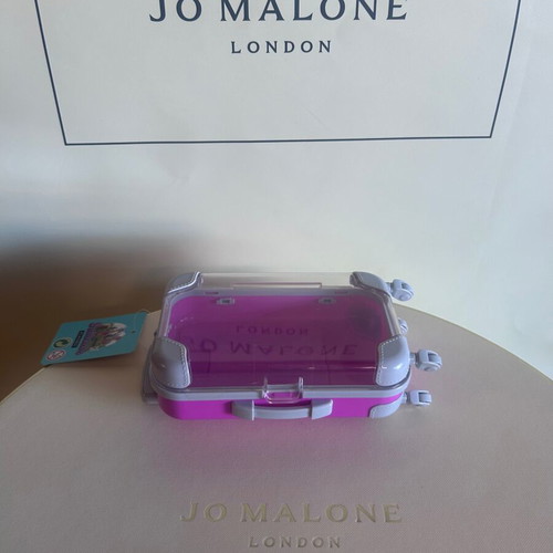 Fuchsia Kids Suitcase Pencil Case and Jewelry Organizer Miniature