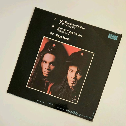 Milli Vanilli Girl You Know It's True 12" Maxi Single like new