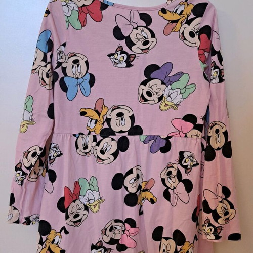 Mini Mouse dress used for 6-7 years pink H&M