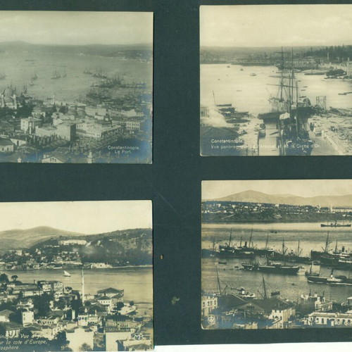 Old Constantinople postcards used, set of 20, 1900-1910 views