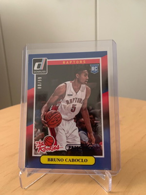 Bruno Caboclo Press Proof NBA Donruss Rookie Card like new